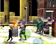 Ben 10 - Stickman police vs gangsters street fight